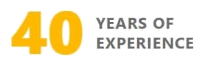 40 Years of Experience